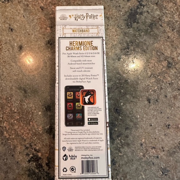 Warner Bros. Harry Potter Hermione Charms Watchband - Black and Gold - Picture 3 of 4